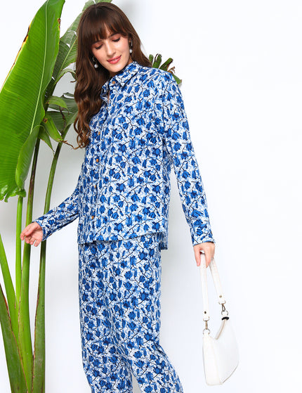 Lucid Ink Shirt Trouser Set