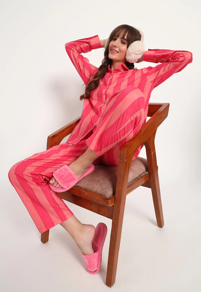 Pink Candy Cotton Co-Ord Set