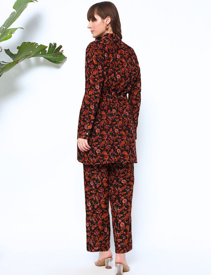 Floral Shirt Trouser Coord Set