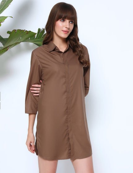 Mocha Tunic Formal Wear