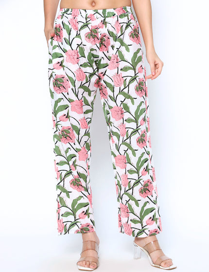 Heavenly Flower Print Kurti Plazo Set