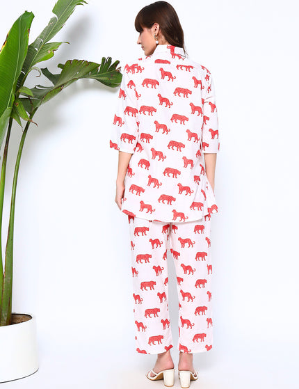 Snow Panther White Co-Ord Set