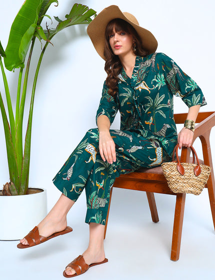 Green Jungle Coord Set