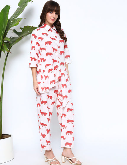Snow Panther White Co-Ord Set