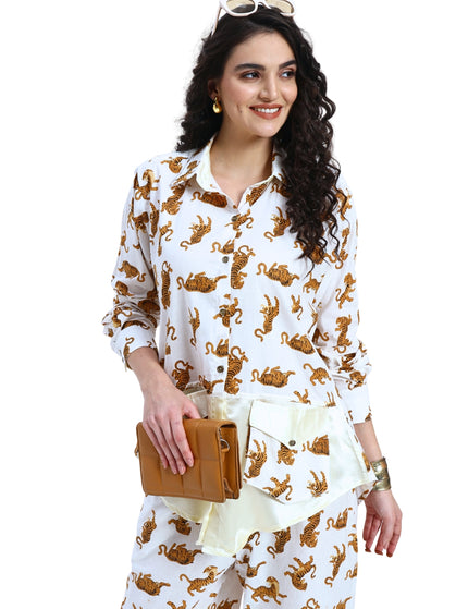 Tiger Print Coord Set