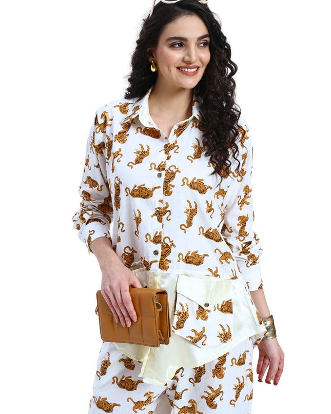 Tiger Print Coord Set