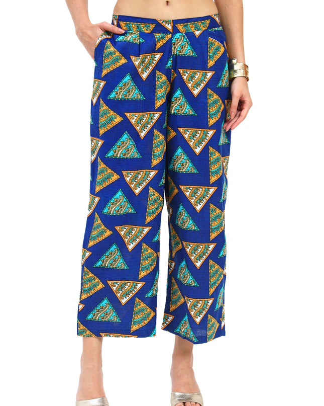 Navy Blue Printed Coord Set