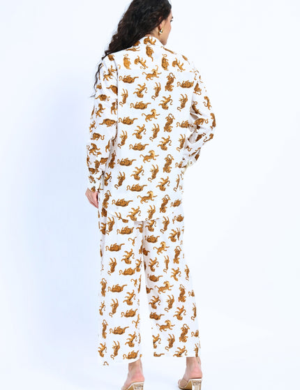Tiger Print Coord Set