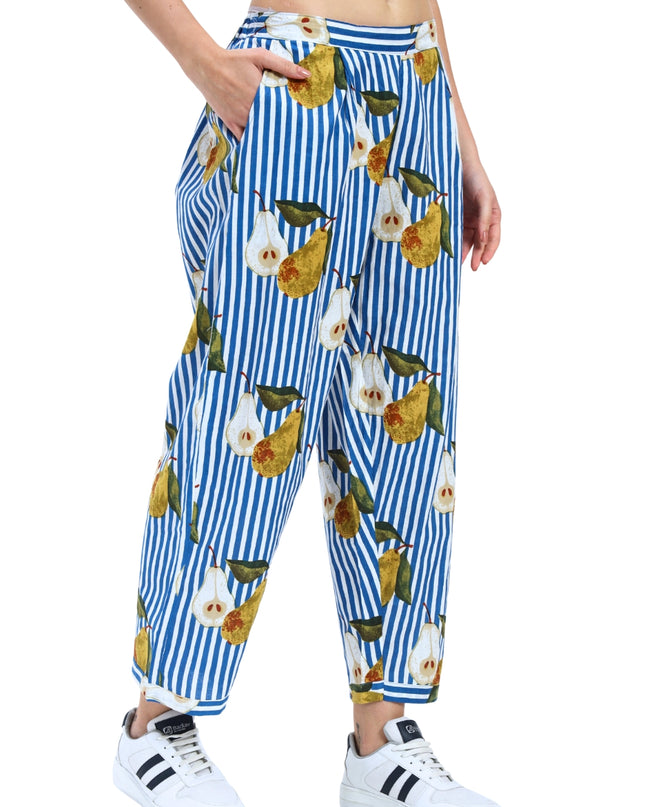Blue Stripe Pear Coord Set