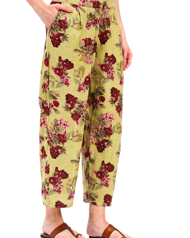 Olive Green Floral Coord Set