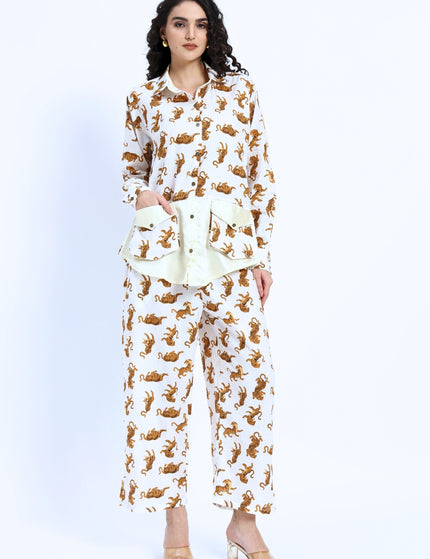 Tiger Print Coord Set