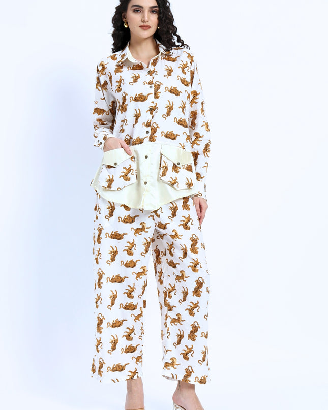 Tiger Print Coord Set