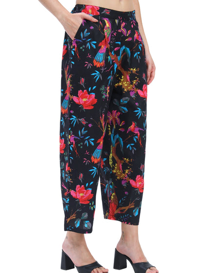 Black Bird Floral Coord Set
