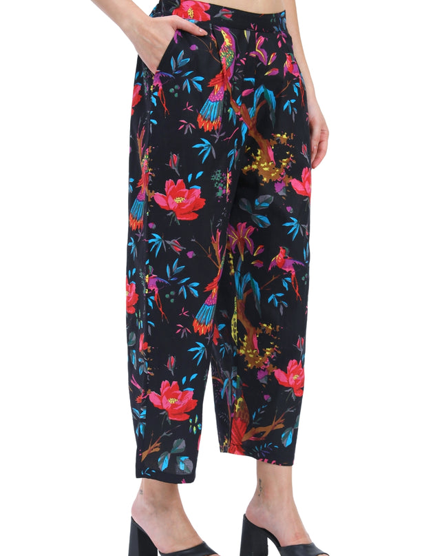 Black Bird Floral Coord Set