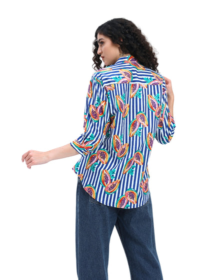 Stripe Papaya Shirt