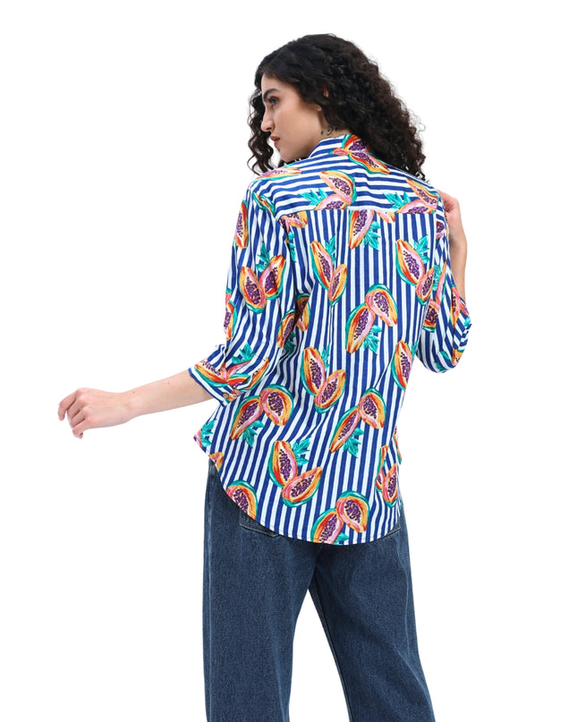 Stripe Papaya Shirt