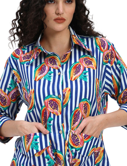 Stripe Papaya Shirt