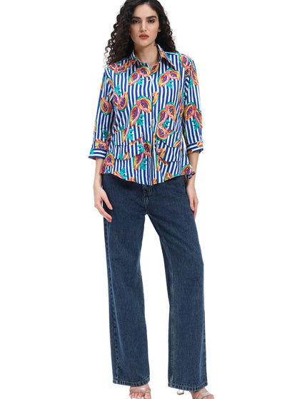 Stripe Papaya Shirt
