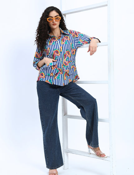 Stripe Papaya Shirt