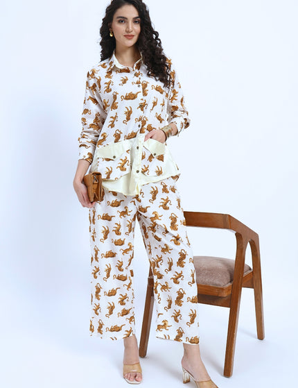 Tiger Print Coord Set