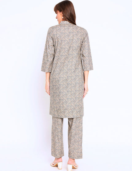 Cotton Kurti Plazo Set