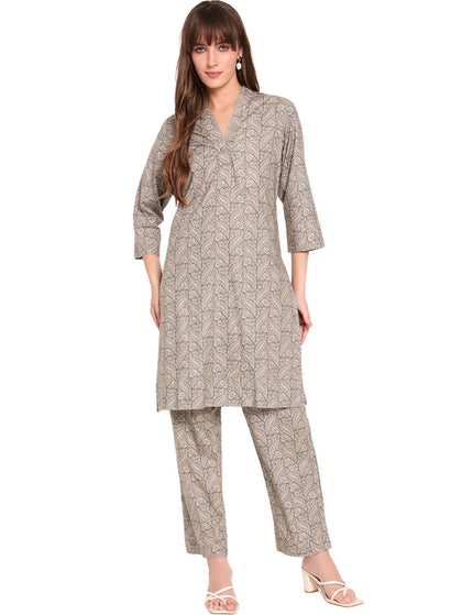 Cotton Kurti Plazo Set