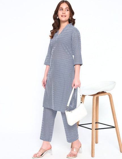 Premium Cotton Kurta Plazo Set
