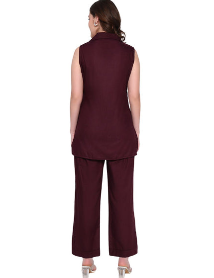 Maroon Premium Formal Wear Set.