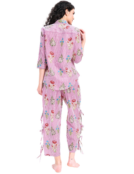 Floral Stripe Coord Set