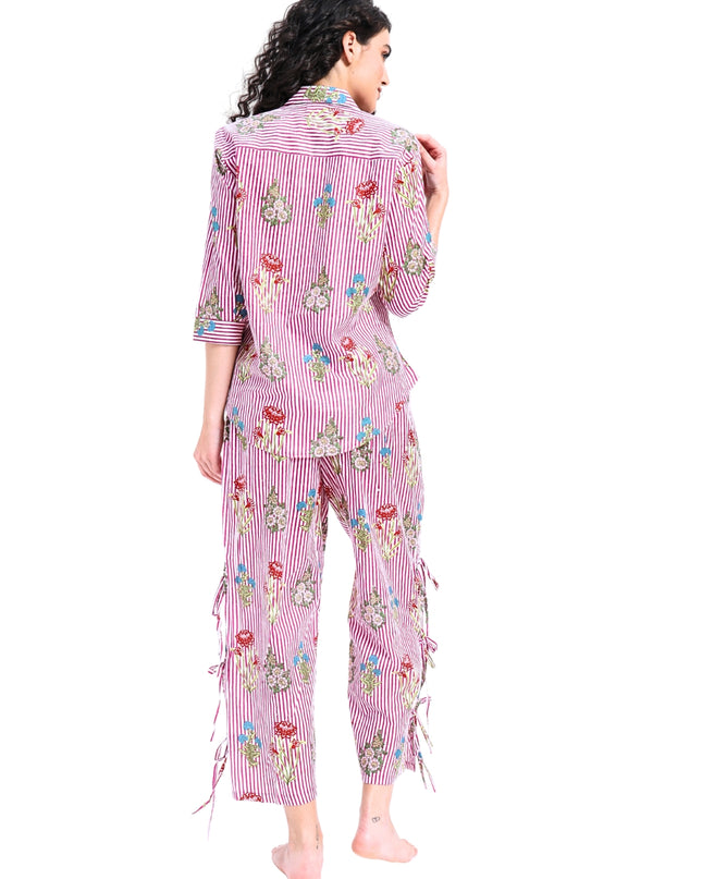 Floral Stripe Coord Set