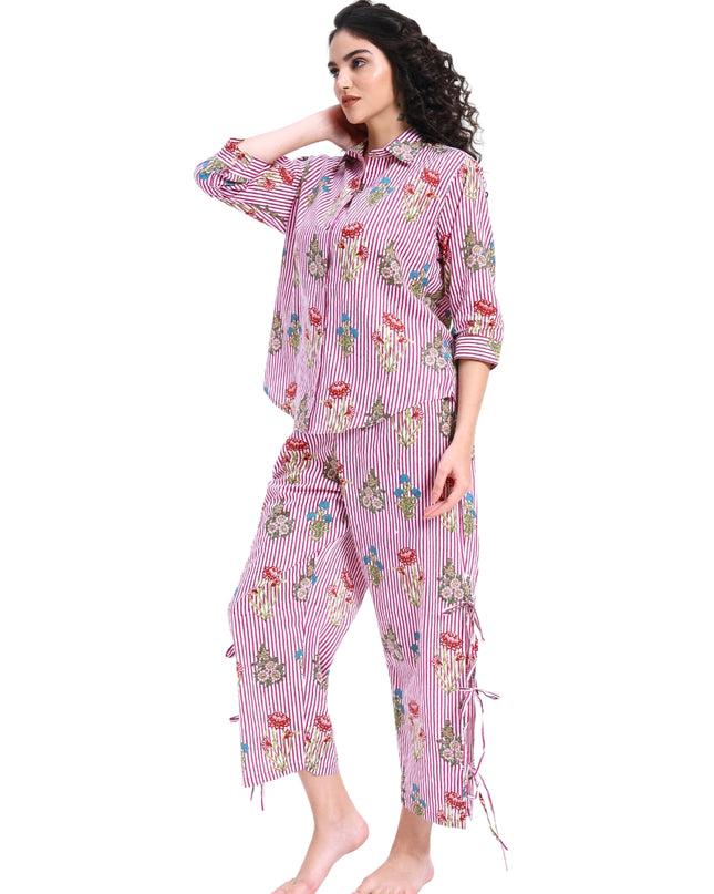 Floral Stripe Coord Set