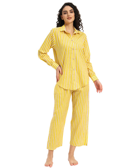 Yellow Stripe Co-Ord set