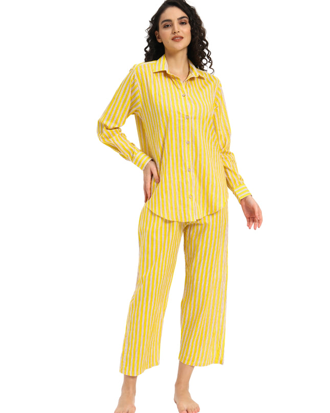 Yellow Stripe Co-Ord set