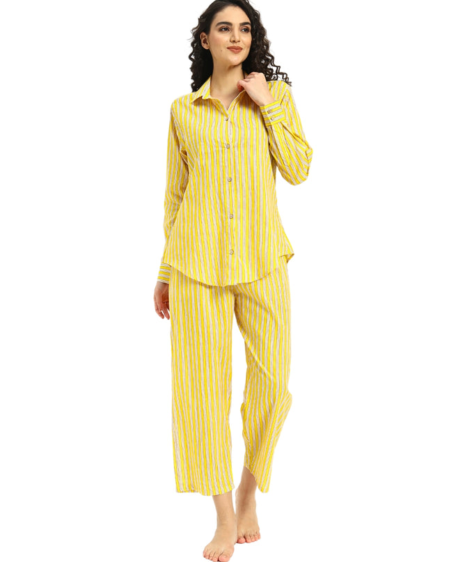 Yellow Stripe Co-Ord set