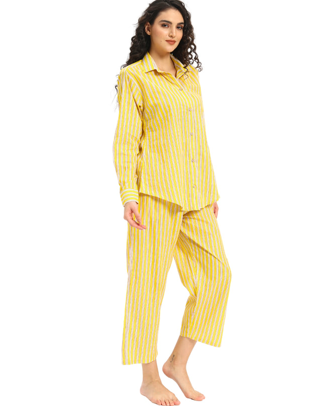 Yellow Stripe Co-Ord set
