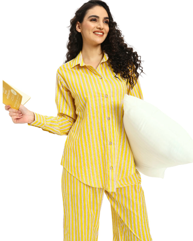 Yellow Stripe Co-Ord set