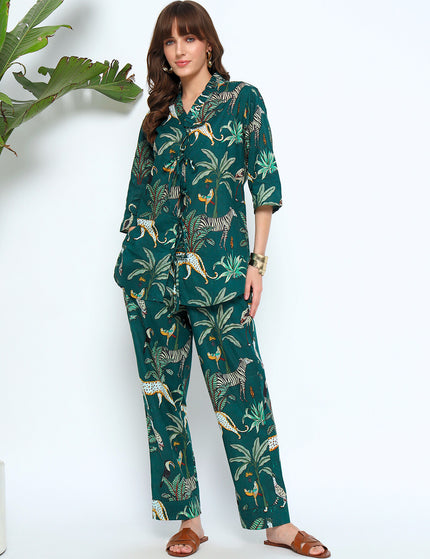 Green Jungle Coord Set